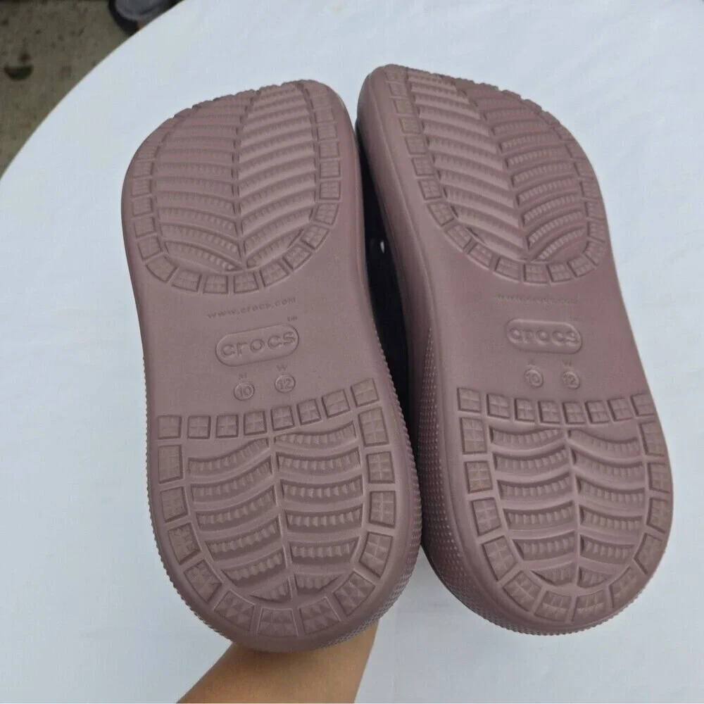 Crocs Crush Clog Dark Iris Multi Slip On Casual Platform Sandal M10 W12